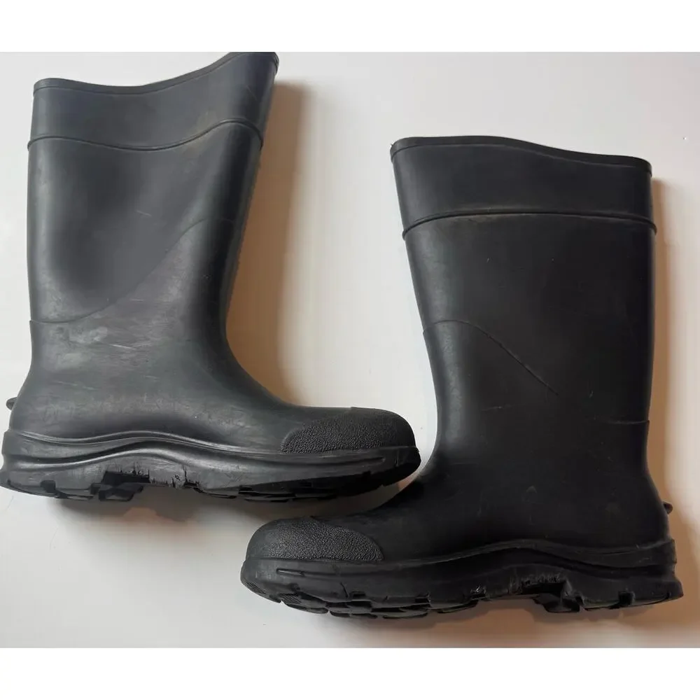 Servus Men's Rubber Work Boots USA Made Sz 11 Black